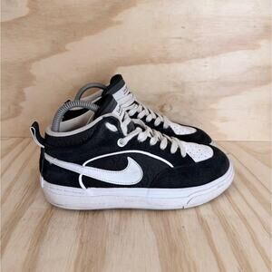 Nike - SB React Leo Baker - Sneakers - Black/White - Big Boy's - 6 - DX4361-001